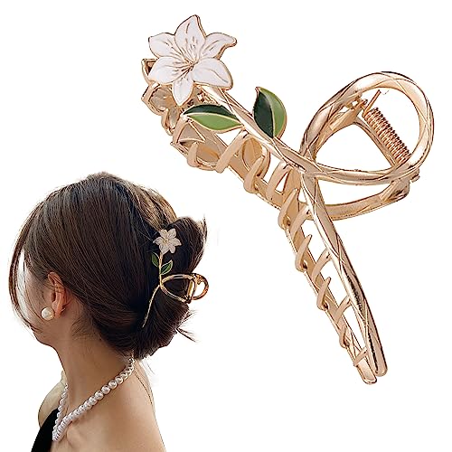 Haarklammer, Blumen-Haarspange für Damen, Blumenmädchen-Haar-Accessoire – perfekt zum Stylen, aus strapazierfähigem Metall, ideal für Mädchen und Frauen von Diyfixlcd