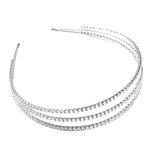 Strass-Haarschmuck, Strass-Stirnband, Kristall-Haarbänder, Schmuck, Hochzeit, Braut-Stirnbänder, Metall-Stirnbänder für Mädchen, Frauen, Teenager, Damen Stirnbänder von Diyfixlcd