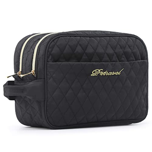 Dizdvizd Kulturbeutel für Damen, Reise Kulturbeutel Große wasserdichte Kosmetiktasche Organizer - Schwarz von Dizdvizd