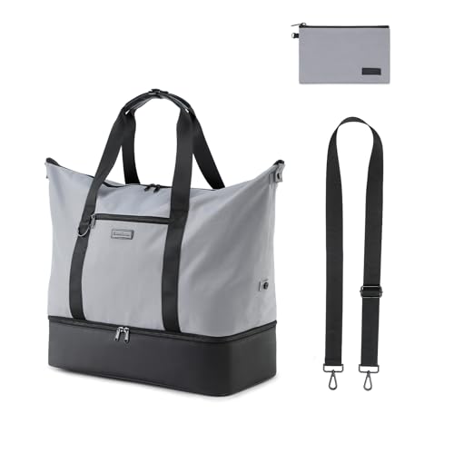 Dizdvizd Reisetasche für Damen und Herren, Sporttaschen mit Schuhfach und Nassfach, Wasserfest Weekender Trainingstasche Schwimmtasche Gym Bag, Tragbar Handgepäck Duffel Bag von Dizdvizd