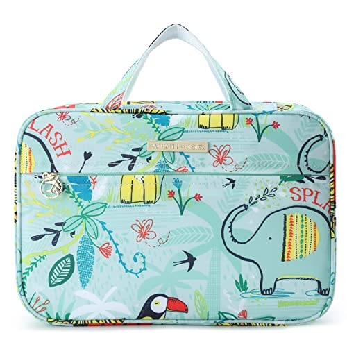 Kulturbeutel, Dizdvizd Reise Kulturtasche zum Aufhängen, Große Waschtasche, Wasserdicht Waschbeutel Kosmetiktasche Organizer für Damen & Mädchen-Jungle von Dizdvizd