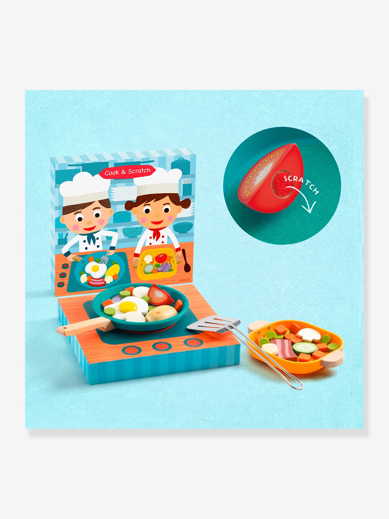 Kinder Spielpfanne COOK & SCRATCH DJECO von Djeco