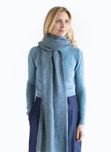 Djian Schal Jacquard 100 % Bio-Baumwolle – CLOE von Djian