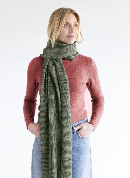 Djian Schal Jacquard 100 % Bio-Baumwolle – CLOE von Djian