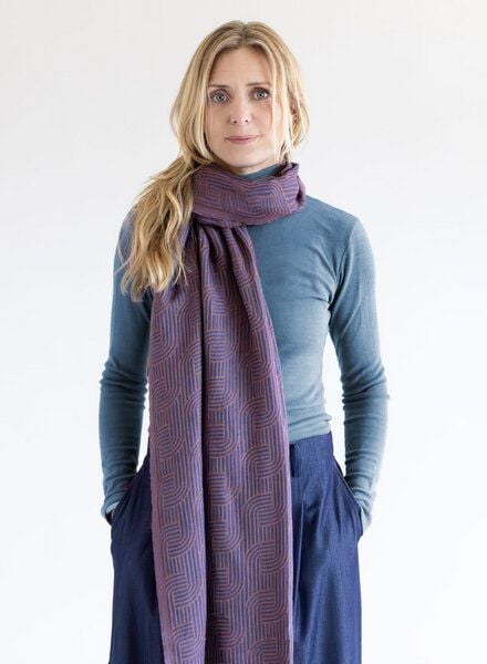 Djian Schal Jacquard 100 % Bio-Baumwolle – CLOE von Djian