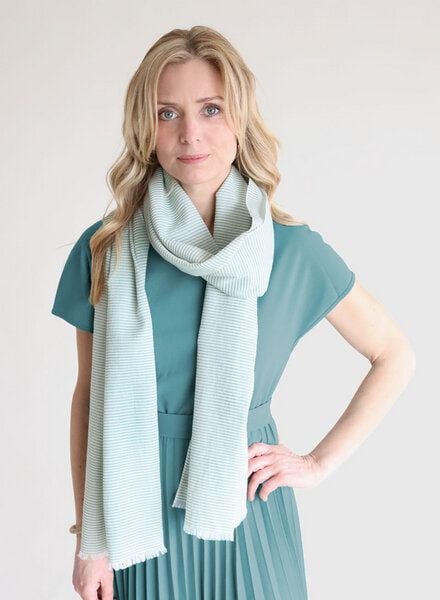 Djian Schal aus 100% Bio-Baumwolle – FINE STRIPES von Djian