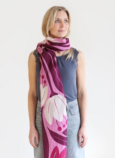Djian Schal aus 100% Bio-Baumwolle – Tulipa von Djian