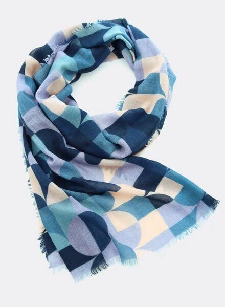 Djian Schal aus Merino-Wolle – GEOMETRIC – mulesingfrei von Djian