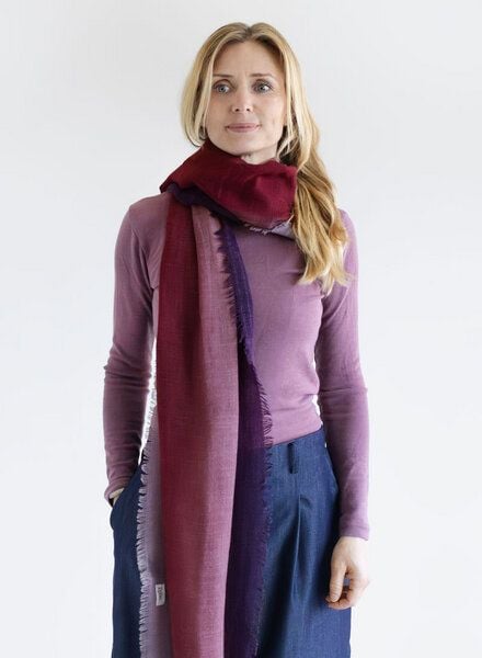 Djian Schal aus Merino-Wolle – ILVIE – mulesingfrei von Djian