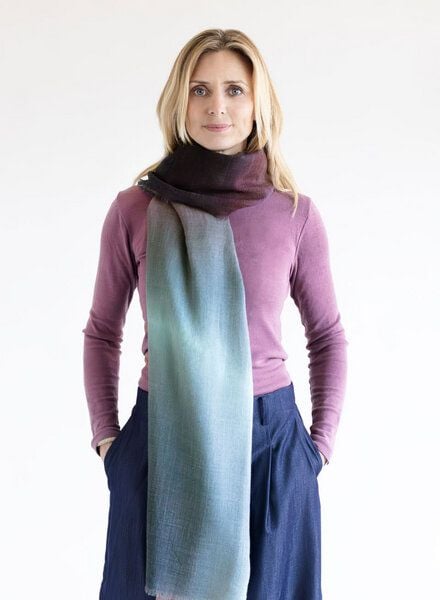 Djian Schal aus Merino-Wolle – LIGHTS – mulesingfrei von Djian