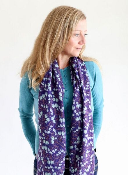 Djian Schal aus Merino-Wolle – BLOSSOM – mulesingfrei von Djian