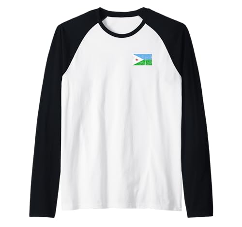 Dschibuti-Flagge, Grafik für Männer, Frauen, Kinder Raglan Dschibuti-Flagge, Grafik für Männer, Frauen, Kinder Raglan von Djibouti Flag Graphic Store