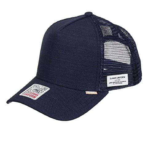 Djinns Glencheck Trucker Cap exklusivem Capspin Anstecker One Size verstellbar in Dunkelblau Djinns Glencheck Trucker Cap exklusivem Capspin Anstecker One Size verstellbar in Dunkelblau von Djinns