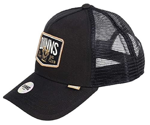 Djinns Trucker Cap Nothing Club verstellbar Basecap mit exklusivem Capspin Anstecker Snapback Kappe Mesh schwarz von Djinns