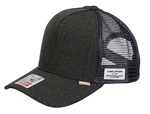 DJINNS - Glen Check (grey) - High Fitted Trucker Cap von Djinns