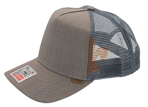 DJINNS - Linen 2014 (grey) - High Fitted Trucker Cap von Djinns