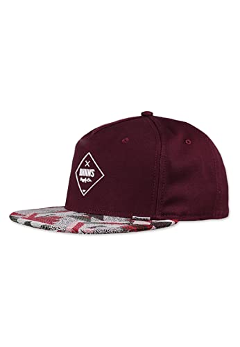 Djinns Snapback Cap 5P SB Rubber Aztek Wine Bordeaux, Size:OneSize von Djinns