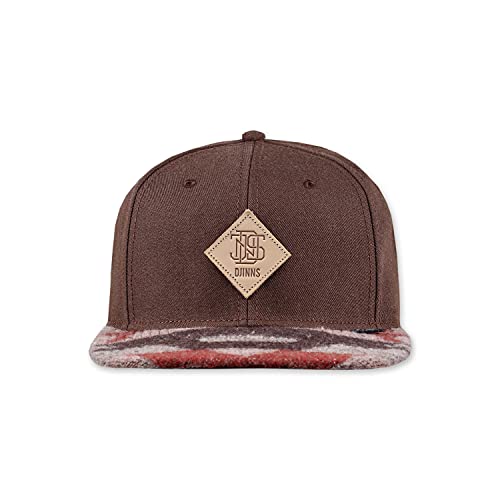 DJINNS - Wool Aztek (coffee) - Snapback Cap Baseballcap Hat Kappe Mütze Caps von Djinns