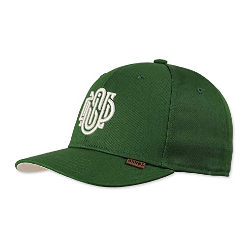 Djinns - Anniversary Simple (Green) - 6 Panel TrueFit Curved Visor Dad Cap Baseballcap Hat Kappe Mütze Caps von Djinns