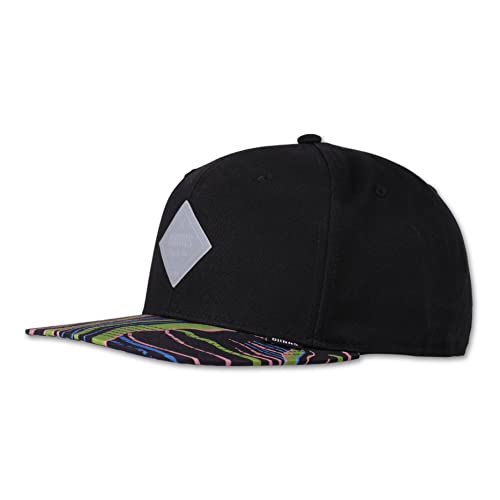 Djinns - Arty Waves (Black/Black) - Snapback Cap Baseballcap Hat Kappe Mütze Caps von Djinns