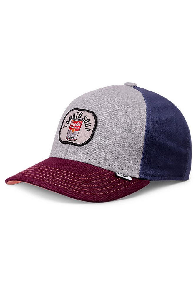 Djinns Baseball Cap Djinns Kinder Cap Food Tomato Soup Grey Grau von Djinns