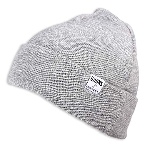 Djinns Basic Beanie Recycled Yarn OSFM Heather Grey Djinns Basic Beanie Recycled Yarn OSFM Heather Grey von Djinns