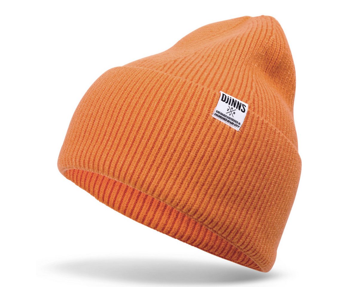 Djinns Beanie Djinns Basic Beanie Wooly Knit (Beanie, Beanie, Strickmütze) von Djinns
