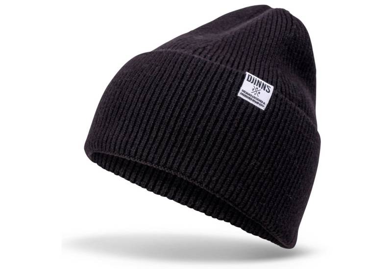 Djinns Beanie Djinns Basic Beanie Wooly Knit (Beanie, Beanie, Strickmütze) von Djinns