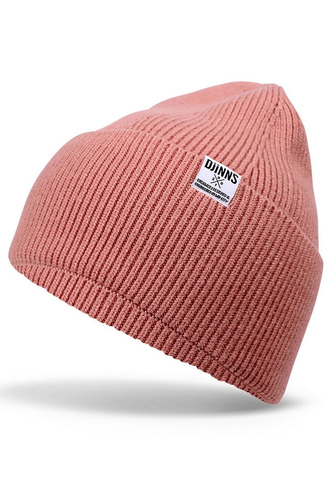 Djinns Beanie Djinns Beanie BASIC BEANIE WOOLY KNIT Soft Pink Rosa von Djinns