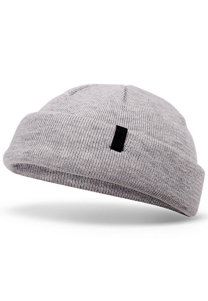 Djinns Beanie Djinns Beanie SUPER SHORT BEANIE SOFT KNIT Heather Grey Grau von Djinns