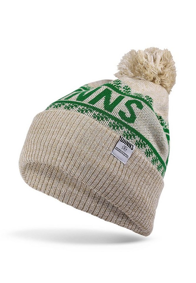 Djinns Beanie Djinns Bubble Beanie WINTER JAQUARD Sand Green von Djinns
