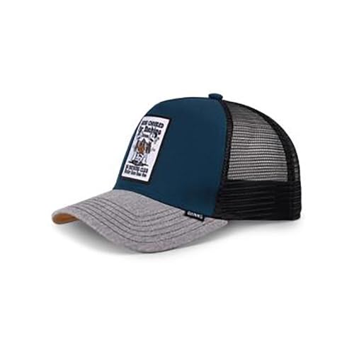 Djinns Being Cheered Petrol/Heather Grey HFT Trucker Cap - One-Size von Djinns
