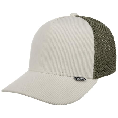 Djinns - Casual Cord´n Mesh (Offwhite/Olive) - Trucker Cap Meshcap Hat Kappe Mütze Caps von Djinns