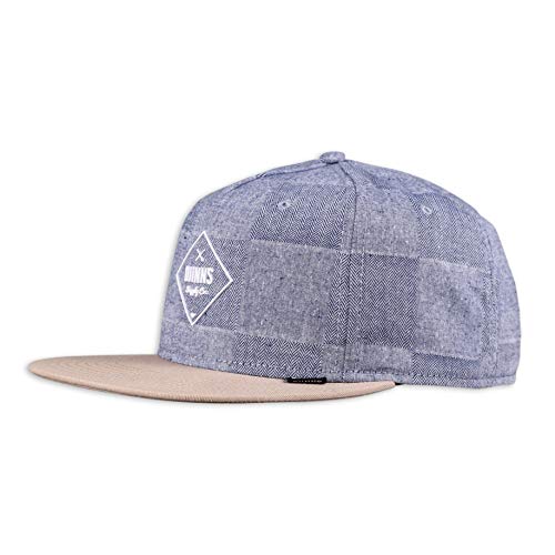 Djinns - Checkfish (Blue) - Snapback Cap Baseballcap Hat Kappe Mütze Caps von Djinns
