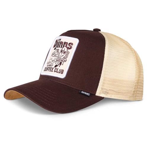 Djinns - Coffee (Dark Brown) - Trucker Cap Meshcap Hat Kappe Mütze Caps von Djinns
