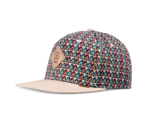 Djinns - Colour Triangle (Khaki) - 6 Panel Snapback Cap Cappy Hut Hat Kappe Mütze Caps von Djinns