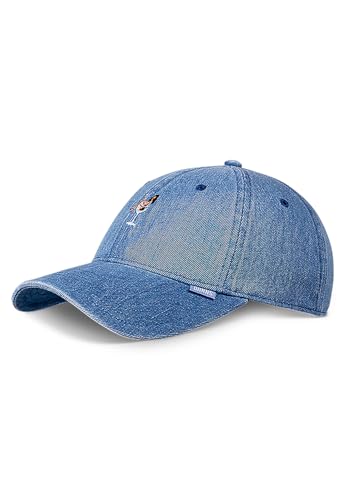 Djinns - Coloured Girl (Washed Denim) - Dad Cap Curved Visor Baseballcap Hat Kappe Mütze Caps von Djinns