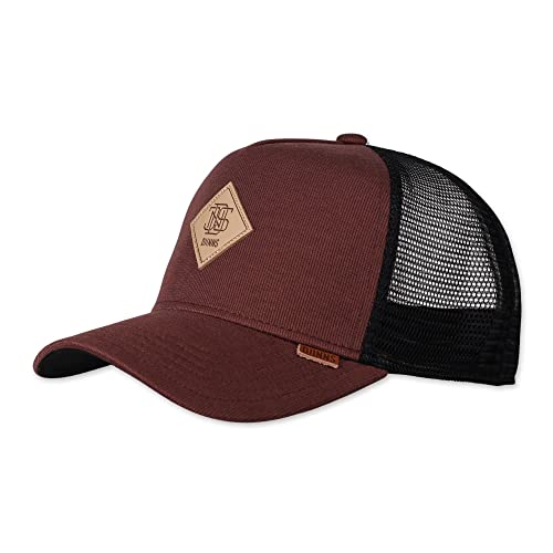 Djinns - Cotton Knit (Brown) - Trucker Cap Meshcap Hat Kappe Mütze Caps von Djinns