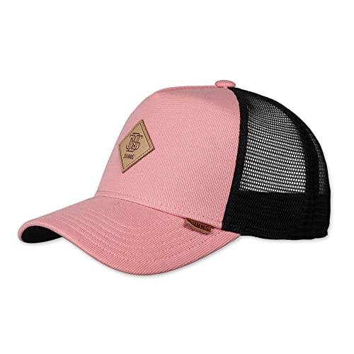 Djinns - Cotton Knit (Salmon) - Trucker Cap Meshcap Hat Kappe Mütze Caps von Djinns
