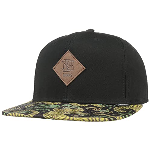 Djinns - Crazy Pattern Asian Tiger (Black) - Snapback Cap Baseballcap Hat Kappe Mütze Caps von Djinns