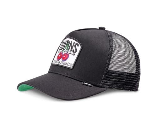Djinns - DNC Cherry (Black) - Trucker Cap Meshcap Hat Kappe Mütze Caps von Djinns