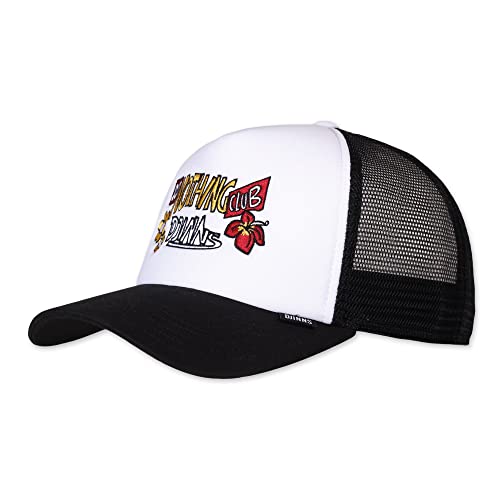 Djinns - DNC Guy (White/Black) - Trucker Cap Meshcap Hat Kappe Mütze Caps von Djinns