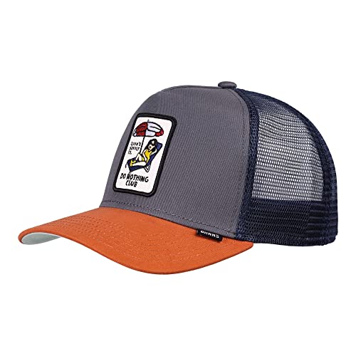 Djinns - DNC New 1.5 (Charcoal/Rust) - Trucker Cap Meshcap Hat Kappe Mütze Caps, Einheitsgröße von Djinns