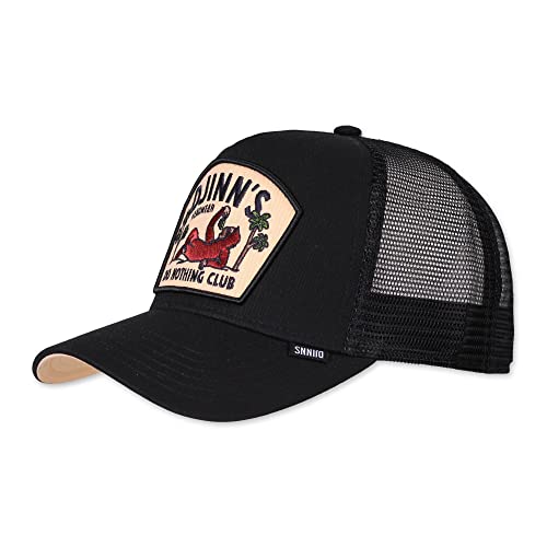 Djinns - DNC Sloth (Black) - Trucker Cap Meshcap Hat Kappe Mütze Caps von Djinns