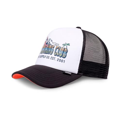 Djinns - DNC Sundown (Black/White/Black) - Trucker Cap Meshcap Hat Kappe Mütze Caps von Djinns