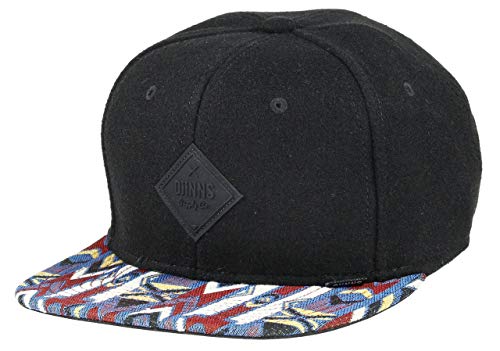 Djinns - Felt Aztek (Black) - Snapback Cap Baseballcap Hat Kappe Mütze Caps von Djinns