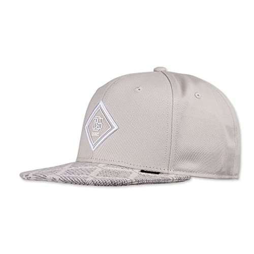 Djinns - FendoLookalike (Light Grey) - Snapback Cap Baseballcap Hat Kappe Mütze Caps von Djinns