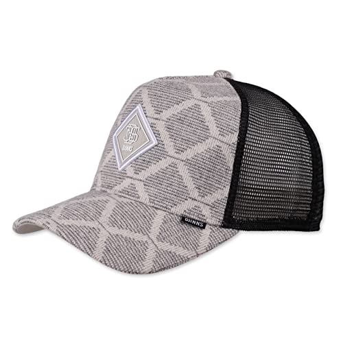 Djinns - FendoLookalike (Light Grey) - Trucker Cap Meshcap Hat Kappe Mütze Caps von Djinns