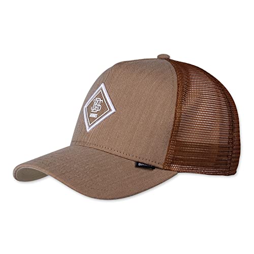 Djinns - Fine Herringbone (Camel) - Trucker Cap Meshcap Hat Kappe Mütze Caps von Djinns