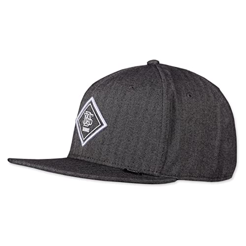 Djinns - Fine Herringbone (Grey) - Snapback Cap Baseballcap Hat Kappe Mütze Caps von Djinns